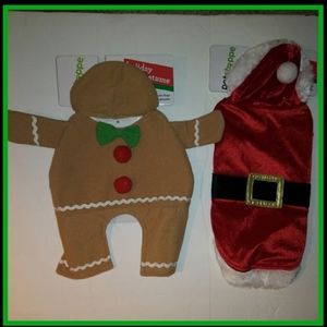 🎃🎅2 Holiday Dog Costumes 🌲⛄